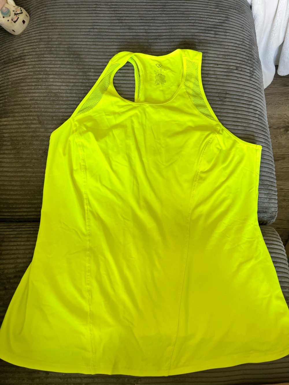 Livi Active Neon Lime Performance Tank